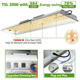 Mars Hydro TSL 2000W LED Grow Lights Veg Flower Plants Growth Lamp Hydroponics