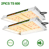 BIG DEAL! 2PCS TS 600W LED Grow Light Full Spectrum Hydroponics Indoor Light for Veg Flower All Stages Plants