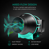 Mars Hydro 4/6 Inch Intelligent Inline Fan