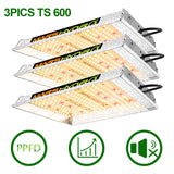 BIG DEAL! 3PCS TS 600W LED Grow Light Full Spectrum Hydroponics Indoor Light for Veg Flower All Stages Plants