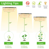 【Flash Sale ⚡】TS 600W LED Grow Light Full Spectrum Hydroponics Indoor Lamp for Veg Flower All Stages Plants