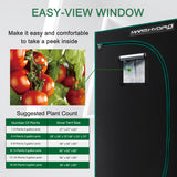 60x60x140cm Indoor Grow Tent Green Dark Box Room Hydroponics Mylar Non Toxic