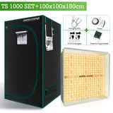 Mars Hydro TS 1000W Led Grow Lights+100*100*180 Indoor Grow Tent Hydroponics Grow Kits Veg Flower Combo