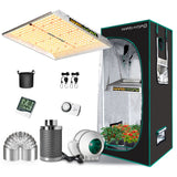 Mars Hydro TS 1000W Led Grow Light+70x70x160cm Indoor Tent Full Kits Carbon Filter Fan