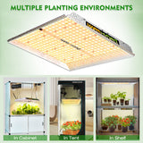 Mars Hydro TS 1000W Led Grow Lights+70*70*160 Indoor Grow Tent Hydroponics Grow Kits Veg Flower Combo