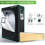 Mars Hydro TSL2000W Led Grow Lights+Indoor Grow Tent Hydroponics Grow Kits Veg Flower Combo