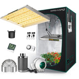 【Clearance Sale】Mars Hydro TSW 2000W Led Grow Light+120x120x200cm Indoor Tent Full Grow Kits Veg Flower