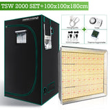 Mars Hydro TSW2000 Led Grow Lights+Indoor Grow Tent Hydroponics Grow Kits Veg Flower Combo