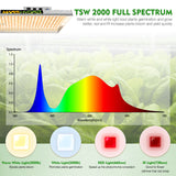 【Clearance Sale】Mars Hydro TSW 2000W Full Spectrum LED Grow Light for Indoor Tent Box Veg Bloom