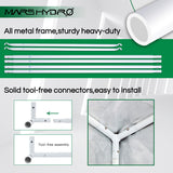 Mars Hydro 120x50x190cm Indoor Grow Tent Mylar Dark Room for Hydroponics Bud Seed Veg Flower Plant